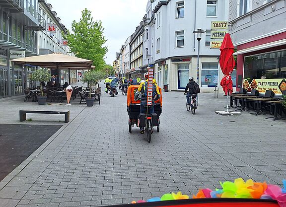Obere Heggerstraße - Radeln erlaubt